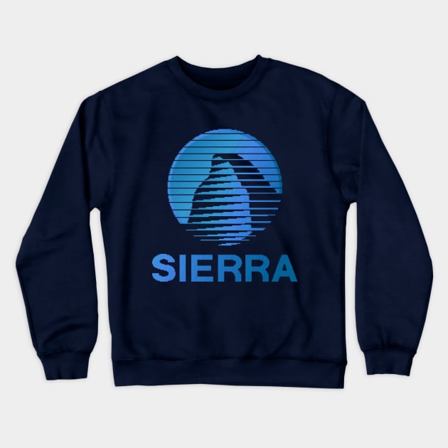 Sierra Blue Crewneck Sweatshirt by AndyElusive